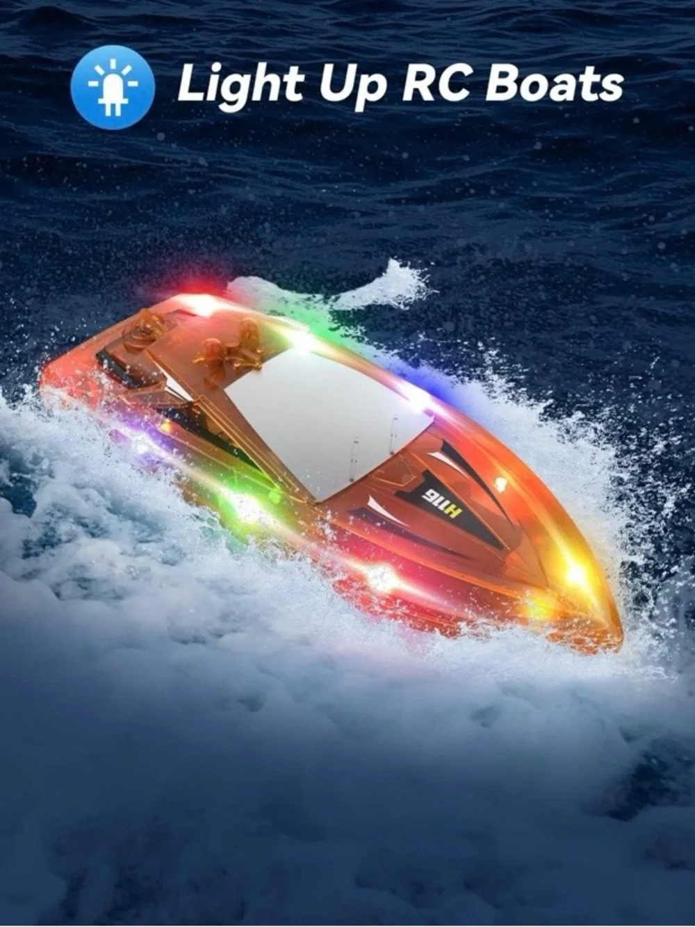 NEW - RC Boat Kids Remote Control Boats for Pool Water Toys for Lakes Bathtub